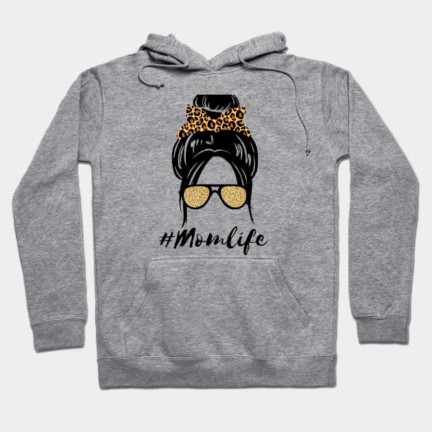 #momlife with eyeglases Hoodie by Don’t Care Co